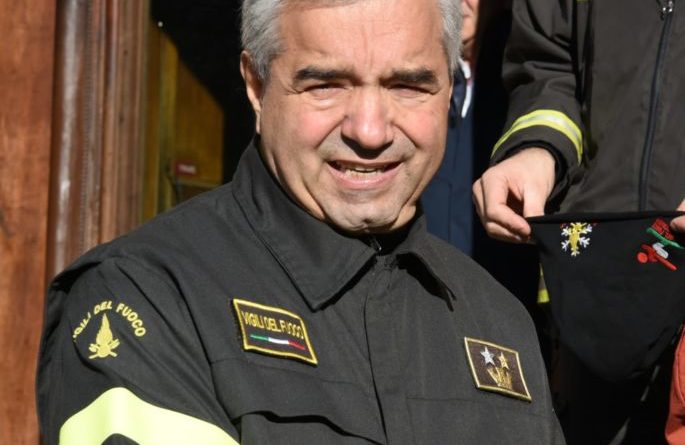 Va in pensione ing. vigili fuoco Maurizio Fattorini