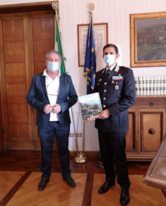 Terni, Lattanzi riceve il nuovo comandante carabinieri col. Davide Milano