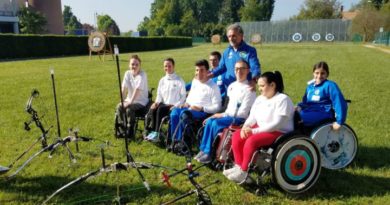 Arcieri Città di Terni, da giovedì la Nazionale giovanile Paralimpica