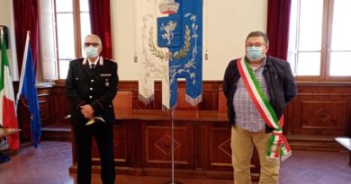 Sigillo, il sindaco Fugnanesi riceve il nuovo Comandante dei Carabinieri Gian Piero Fusi