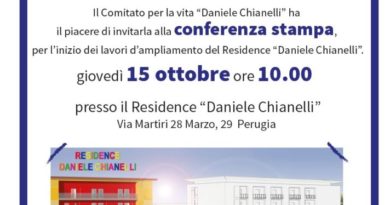 Perugia, presentazione lavori di ampliamento Residence Daniele Chianelli