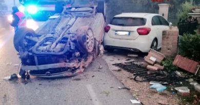 Incidente stradale a Torre Calzolari di Gubbio: un ferito lieve