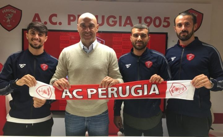 Perugia Calcio, presentati Baiocco, Crialese ed Elia