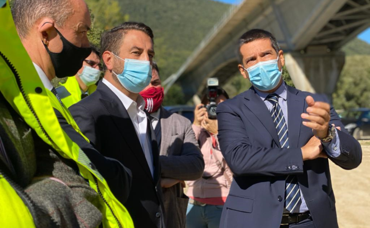 Vice ministro Cancelleri in Umbria in visita al cantiere della Terni-Rieti