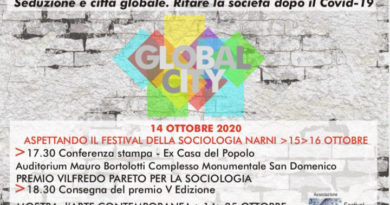 Narni, il 14 ottobre c'è Aspettando il Festival della Sociologia