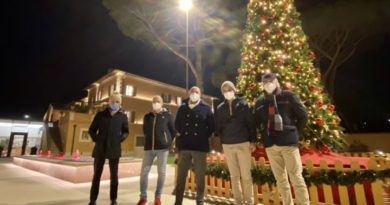 Perugia, il Natale si accende al Barton Park in segno di speranza