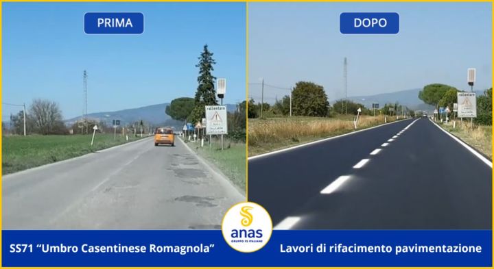 Umbria, Anas: in 2 anni investiti oltre 20 milioni di euro per manutenzione strade