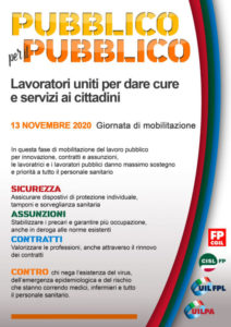 "Pubblico per il pubblico”: sindacati in piazza a Perugia e Terni